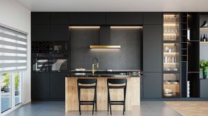 Okap Kernau Okap wyspowy Kernau KCH 0890 B Gold Island 3