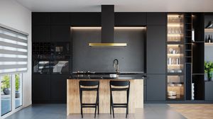 Okap Kernau Okap wyspowy Kernau KCH 0890 B Gold Island 4