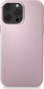 Decoded Decoded - skórzana obudowa ochronna do iPhone 13 Pro Max/ 12 Pro Max kompatybilna z MagSafe (Powder Pink) 1