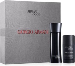 Giorgio Armani Black Code Zestaw dla mężczyzn EDT 75ml + 75ml deostick 1