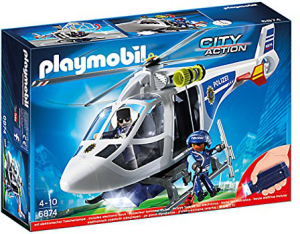 Playmobil Policja Helikopter z LED (6874) 1