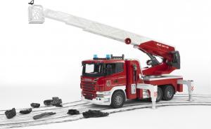Bruder Scania R straż pożarna z pompą wodną i modułem światło-dźwięk (03590) 3