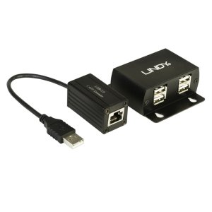 Kabel USB Lindy USB 2.0 Cat.5 Extender 50m STP 4Port - 42688 1
