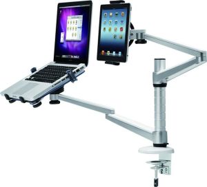 Neomounts Uchwyt biurkowy na monitor 10" - 27" i notebook (FPMA-D300NOTEBOOK) 2