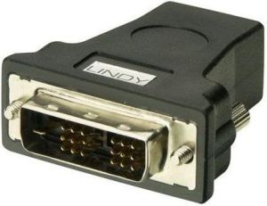 Adapter AV Lindy HDMI - DVI-D czarny (41228) 1