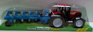 Gazelo Traktor z maszyną rolniczą pod kloszem (G030172) 1