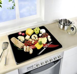 Płyta wolnostojąca Wenko pokrywa Pepers 56 x 50 cm szkło/ceramika 4