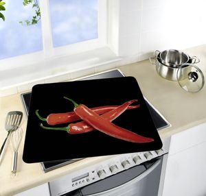 Płyta wolnostojąca Wenko pokrywa Pepers 56 x 50 cm szkło/ceramika 5