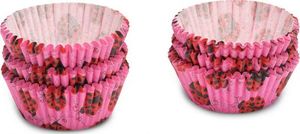 Patisse formy do babeczek Biedronka 5 cm papier różowy 200 sztuk 1