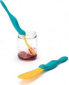 Ototo szpatułka Splatypus 21 x 3 x 2 cm silikonowa turkusowa/żółta 2