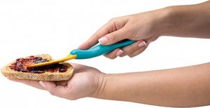 Ototo szpatułka Splatypus 21 x 3 x 2 cm silikonowa turkusowa/żółta 4