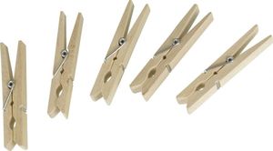 Wenko kołki 7 cm drewno naturalne 50 sztuk 2