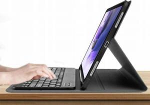Strado Etui z klawiaturą do Samsung Galaxy Tab S7 FE/ S7 Plus - CFS7FE (Czarne) uniwersalny 3