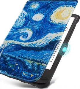 Pokrowiec Strado Etui graficzne do Pocketbook Touch Lux 4/5 627/616/628 (Square) uniwersalny 7