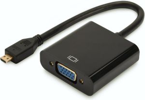Adapter AV Digitus HDMI Micro - D-Sub (VGA) + Jack 3.5mm czarny (DA-70460) 1