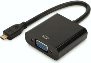 Adapter AV Digitus HDMI Micro - D-Sub (VGA) + Jack 3.5mm czarny (DA-70460) 4