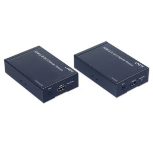 System przekazu sygnału AV Lindy HDMI & IR Cat.6 Przedłużacz Premium 1080p 3D, 80m - 38009 1