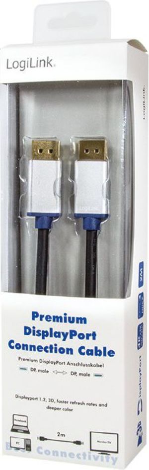 Kabel LogiLink DisplayPort - DisplayPort 2m czarny (BDPM20) 3