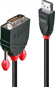 Kabel Lindy DisplayPort - DVI-D 3m czarny (41492) 1