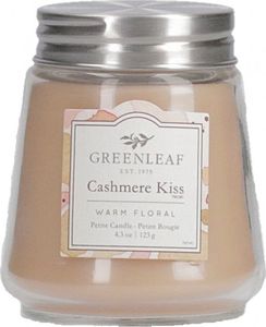 Green Leaf świeca zapachowa Cashmere Kiss 8 cm wosk/szkło pomarańczowy 1