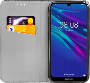 etumi Etui Z Klapką Do Huawei Y5 2019 Magnetyczne Case Pokrowiec Magnetyczny Ochronny / Smart Book Magnet / Zamykany Książkowy Book0104 2