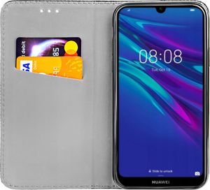 etumi Etui Z Klapką Do Huawei Y6 2019 Magnetyczne Case Pokrowiec Magnetyczny Ochronny / Smart Book Magnet / Zamykany Książkowy Book0133 2