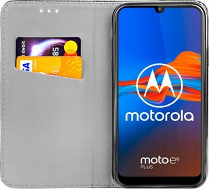etumi Etui Z Klapką Do Motorola Moto E6 Plus Magnetyczne Pokrowiec Magnetyczny Ochronny / Smart Book Magnet / Zamykany Książkowy Book0022 2