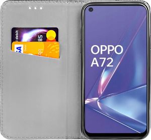 etumi Etui Z Klapką Do Oppo A72 Magnetyczne Pokrowiec Pokrowiec Magnetyczny Ochronny / Smart Book Magnet / Zamykany Książkowy Book0111 2
