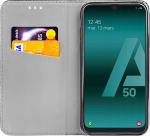 etumi Etui Z Klapką Do Samsung Galaxy A50 / A30S / A50S Pokrowiec Magnetyczny Ochronny / Smart Book Magnet / Zamykany Książkowy Book0036 2