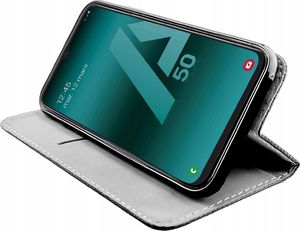 etumi Etui Z Klapką Do Samsung Galaxy A50 / A30S / A50S Pokrowiec Magnetyczny Ochronny / Smart Book Magnet / Zamykany Książkowy Book0036 3