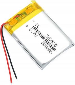 Liter Energy Battery Akumulator Li-Poly 500mAh 3.7V 502535 1