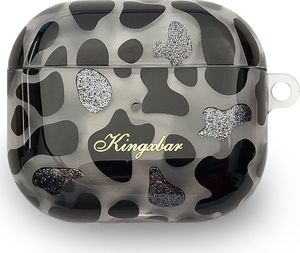 Kingxbar Etui ochronne Charm Pods do AirPods 3 czarno-szare 1