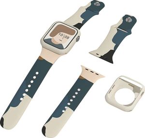 Hurtel Strap Moro opaska do Apple Watch 6 / 5 / 4 / 3 / 2 (44mm / 42mm) silokonowy pasek bransoletka do zegarka moro (4) 1