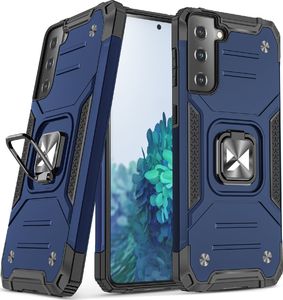 Wozinsky Wozinsky Ring Armor pancerne hybrydowe etui pokrowiec + magnetyczny uchwyt Samsung Galaxy S22+ (S22 Plus) niebieski 1