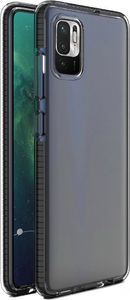 Hurtel Spring Case pokrowiec żelowe etui z kolorową ramką do Xiaomi Redmi Note 10 5G / Poco M3 Pro czarny 1