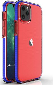 Hurtel Spring Case pokrowiec żelowe etui z kolorową ramką do iPhone 13 Pro Max ciemnoniebieski 1