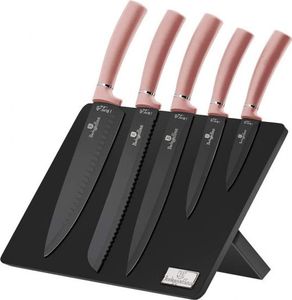 Berlinger Haus zestaw noży I-Rose RVS czarny/różowy 6 szt 1