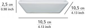 Wenko uchwyt na mydło Cordoba 10,5 x 2,5 cm ceramiczny biały 5