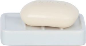 Wenko uchwyt na mydło Hexa 13 x 9,5 x 2,5 cm ceramiczny biały 2