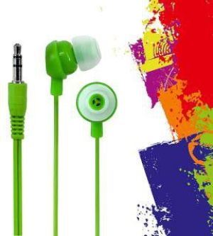 Słuchawki E5 Crazy Colour (RE02048_green) 1