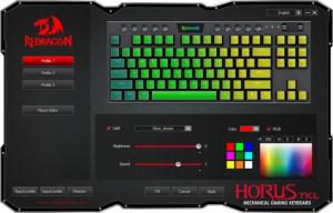 Klawiatura Redragon K621 Horus TKL Box Red (K621-RGB) 13