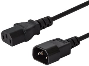 Kabel zasilający Savio Przedłużacz C13 - C14, 1.2m (SAVIO CL-99) 1