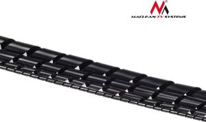 Organizer Maclean Spirala na przewody Czarny 1 sztuka  (MCTV-685) 2