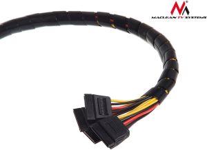 Organizer Maclean Spirala na przewody Czarny 1 sztuka  (MCTV-685) 5