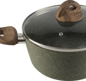 Pepco PEPCO Garnek, 24cm Ciemnobeżowy 3