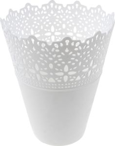 Pepco PEPCO Osłonka do storczyków, 15x8,5x18,5cm Biały 2