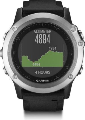 Zegarek sportowy Garmin Fenix 3 HR Srebrny (010-01338-77) 2