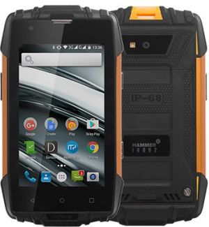 Smartfon myPhone Hammer Iron II 8 GB Dual SIM Czarno-pomarańczowy  (5902052866595) 1