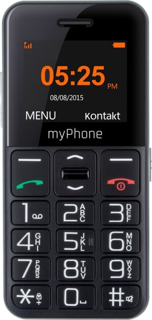 Telefon komórkowy myPhone Halo Easy Czarno-srebrny 1