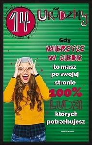 AbCard Kartka okolicznościowa Urodziny 14 U100 1